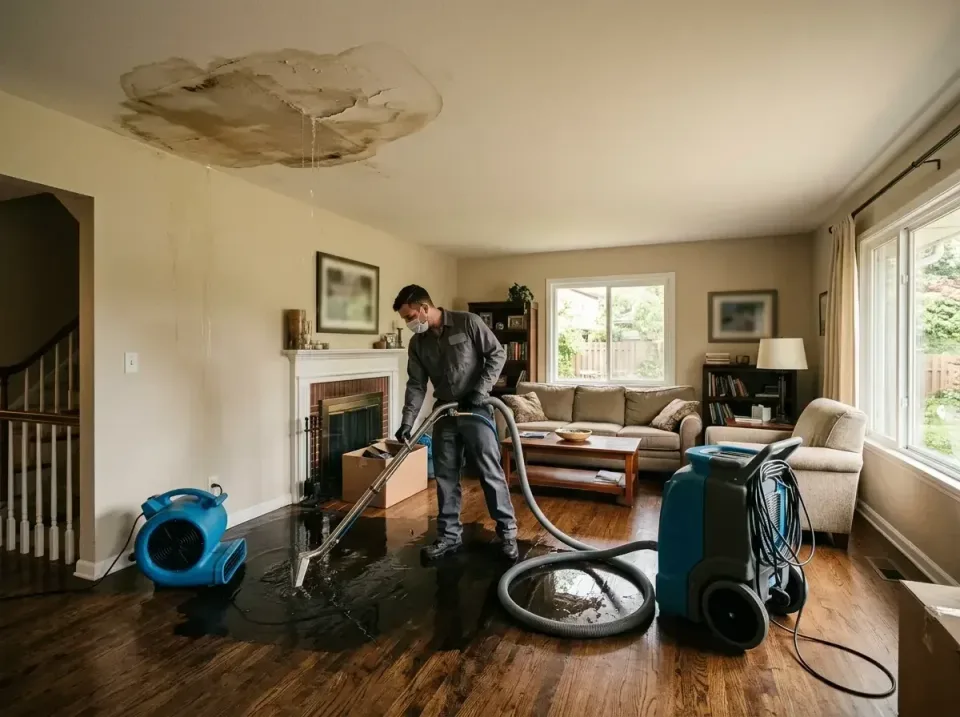 attic-pipe-burst-ceiling-drip-008 — frequently asked questions, Water Damage Restoration & Carpet Care in Shenandoah, PA